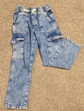 GAP Light Blue Denim Cargo Jeans